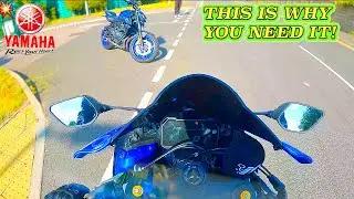 Yamaha R7 AGGRESSIVE LONDON RIDE AT WHEELIE STRIP!!! | MT-07💥💨