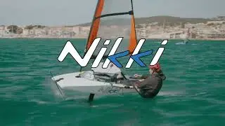 Nikki dériveur avec foil