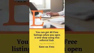 How to Get 40 Free Etsy Listings on Etsy? Start Your Small Business On Etsy - 2024 #etsy #etsyshop