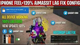 BGMI + PUBG Mobile 4.4 Smooth Config File 💥 | Lag Fix + 90 FPS + Extreme Graphics 💫 IPHONE FEEL FILE