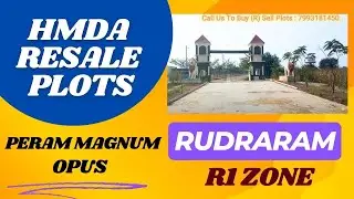 hmda Resale Plots Rudraram Peram Magnum Opus R1 Zone