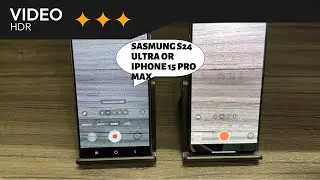 Camera test, HDR video and portrait photo shooter lag on Samsung s24 ultra vs iPhone 15 Pro max