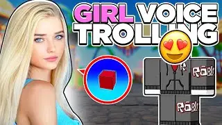 I Went Undercover with a VOICE CHANGER In Roblox BedWars!