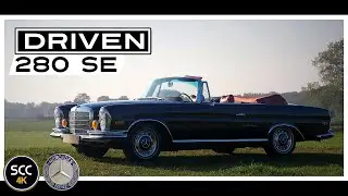 MERCEDES-BENZ 280SE | 280 SE 3.5 1971 | 4K | Drive in top gear V8 Mercedes engine sound | SCC TV