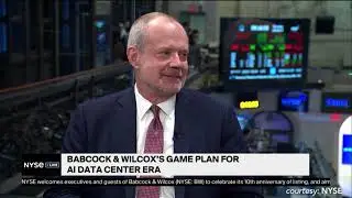 B&W Chairman and CEO Kenneth Young on “NYSE Live”, January 8, 2026 (courtesy: NYSE)