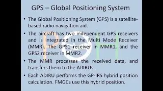 A320 - Navigation - GPS