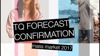 Forecast confirmation. Mass market SS17