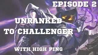 Unranked to Challenger with High Ping 2 - Yone vs Veigar