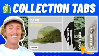 Add Collection Image Tabs to Shopify in 2024 | No Code Tutorial