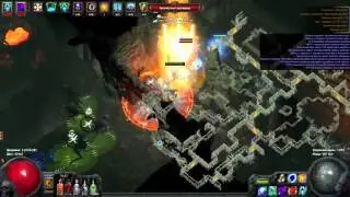 Elementalist 100% Chaos Flameblast  -max res Conservatory Map