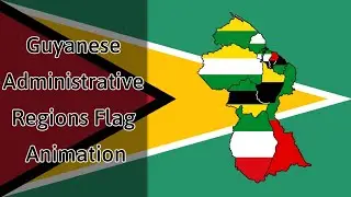 Guyanese Administrative Regions Flag Animation