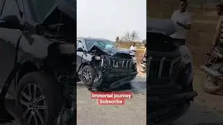 XUV 700 HEAVY ACCIDENT 😮🤯 BY BIKE BOXER #viral