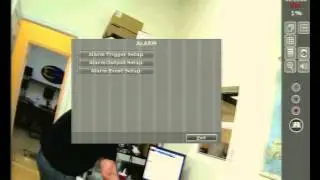 Eclipse Nexxa NVR Alarm Menu