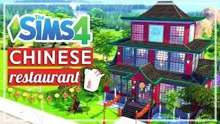 The Sims 4 - CHINESE RESTAURANT Speed Build