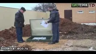 Топас Септик. Монтаж Топас на участке. Топас Монтаж в зимнее время. Монтаж Септика на даче.