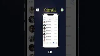 Whatsapp UI Kit For After Effects - Download AE File