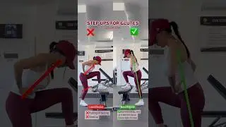 ✅ Do vs Don’t ❌ #stepup #stepups #glutes #glutesworkout #glutesexercise #glutestraining #fitness