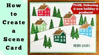 How to Create a Scene Card with Window Wishes (Without the Window): CASEing a Card from Stampin' Up!