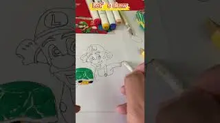 看完瑪利歐電影就畫瑪利歐兄弟，孖寶兄弟