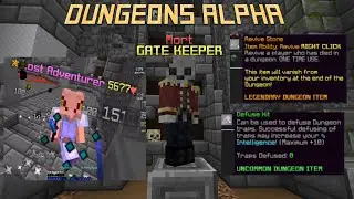 Playing SKYBLOCK DUNGEONS!! | Hypixel Alpha Server