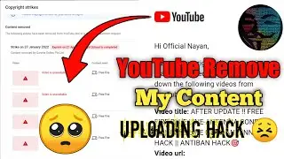 Garena gave me STRIKE 😭 | YouTube Remove 4 Video 😣 |