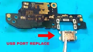 How To Replace Micro Usb Port || mobile charging connector change || How to fix Usb Port