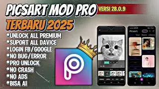 PicsArt Mod Pro Terbaru 2025 | Update Versi Terbaru | Tutorial PicsArt | No Password 