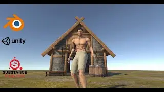 So I'm making souls like game Devlog 5. Create game ready assets using Blender, Substance Painter