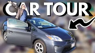 CAR TOUR! A Detailed Look Inside My 2015 Toyota Prius!