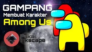 Desain Karakter Among Us Pakai Inkscape Gampang #desaingrafis