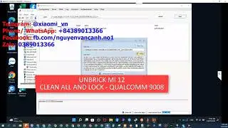 Unbrick Xiaomi 12 Locked | Unbrick Mi 12 9008 