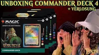 MTG Lord of the Rings Commander Decks Opening deutsch #4 | Magic the Gathering | Unboxing Lotr | HdR