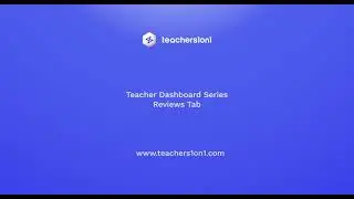 Teachers1on1 | How-To See and Understand Your Reviews