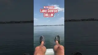 Sometimes it’s just good to not fish…wait, did I just say that..? #shorts #lakeconroe #chillin