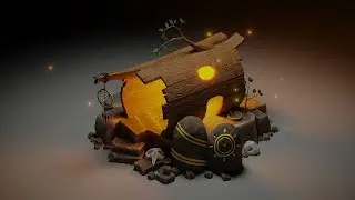 Домик шамана в Blender (часть 3/3)