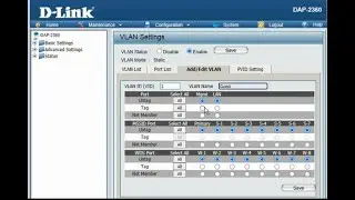 Dlink-DAP 2360|| Vlan on dlink access point ||Vlan on dlink ||Dlink Vlan ||MSSID and Vlan Defination