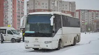 В автобусе. Лянтор А 564 НО 186, Higer KLQ6129Q, Маршрут № 751