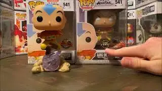 Funko Pop Aang on airscooter chase and common unboxing