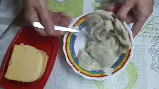 Меню на 2 дня  Суп с сырными клёцками, салат  Президент, вареники с картошкой и грибами