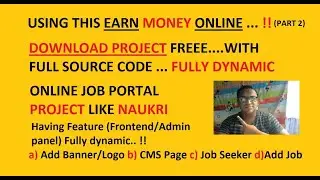 DOWNLOAD FREE ONLINE Job Recruitment Portal Project | 100% Free | With Source Code | PHP & MySQL