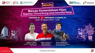 [LIVE] Pertamina Talks: Wujudkan Transisi Energi untuk Indonesia Melaju | Menuju Kemerdekaan Hijau