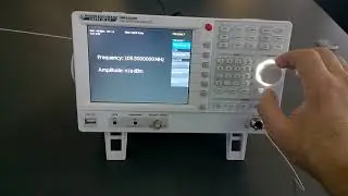 Receiving FM radio on spectrum analyzer Rohde & Schwarz HMS3000