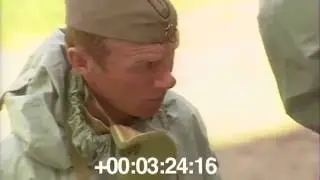 1986  Чернобыль Дезактивация дворов  Освинцованный БРДМ  О радионуклидах
