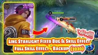 UPDATE!!! SCRIPT SKIN STARLIGHT LING STREET PUNK FIXED SKILL EFFECT BUG + BACKUP | Mobile Legends