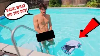 Dissolving Swimsuit Prank On Boyfriend!!
