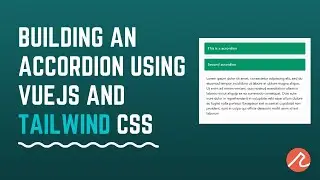 Building an accordion using VUEJS and Tailwind CSS  | Manoj Singh Negi | Recraft Relic