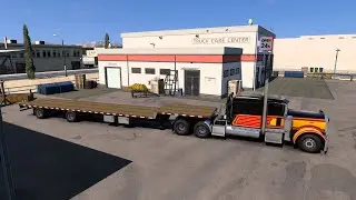 ATS** Grain runs in Montana** Kenworth W900 (NO COMMENTARY)