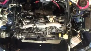 WRX Engine Pull From The Top Down
