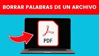 Como Borrar Palabras de un Archivo PDF ✅ 2024