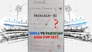 Here Is Our Probable India's XI For Tonight’s BIG CLASH between India 🇮🇳 & Pakistan 🇵🇰